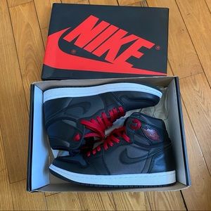 Nike Air Jordan 1 Black Satin